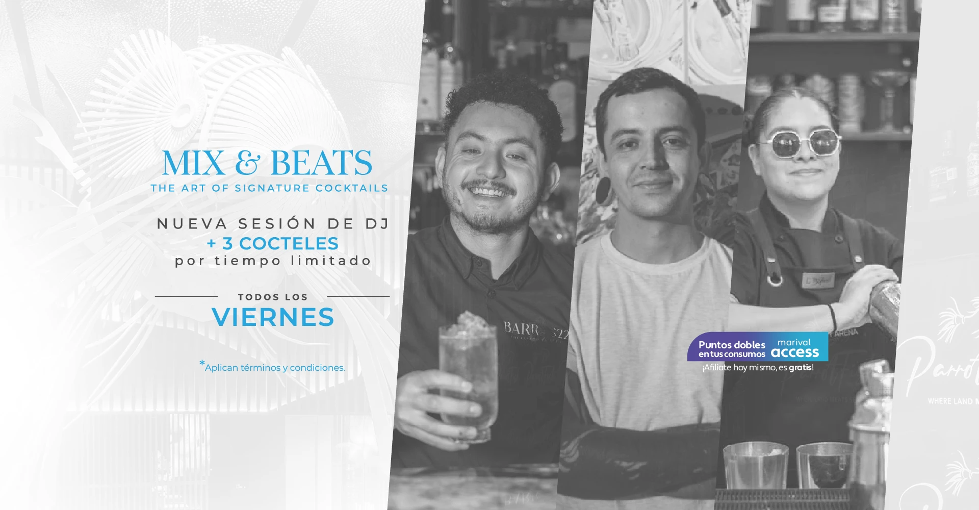 Mix & Beats ParrotFish Punta de Mita
